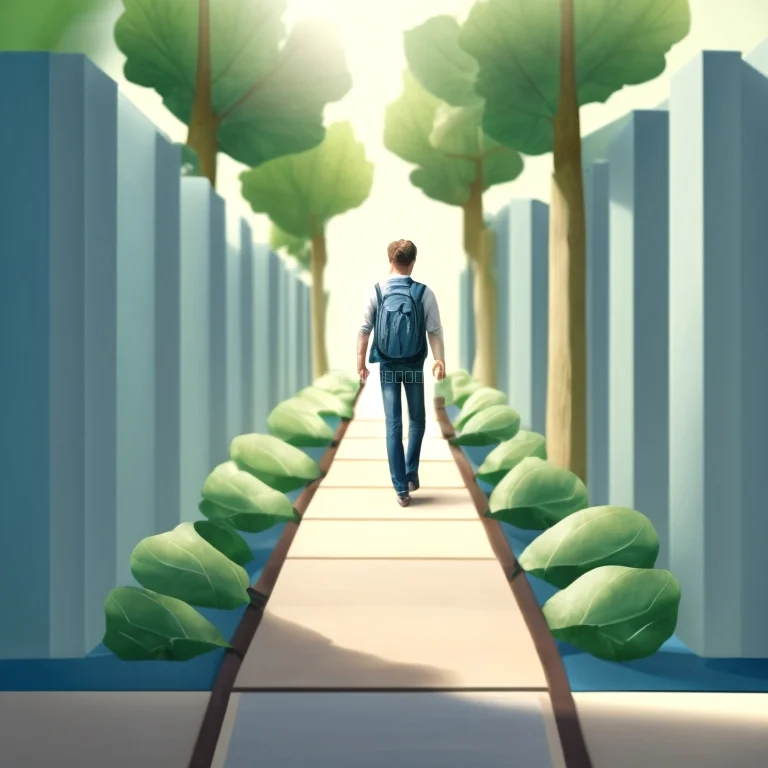Visual representation of self-mastery pathway